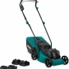 * Vonroc Tondeuse A Gazon Sans Fil 40V Sans Balais A Charbon 33Cm Hauteur De Coupe Reglable 2X Batteries 2.0Ah Et Chargeurs Inclus> Tondeuse Électrique Filaire