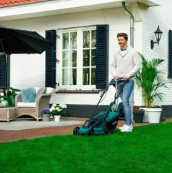 * Vonroc Tondeuse A Gazon 1300W Largeur De Coupe De 32Cm Bac De Ramassage 30L Avec Indicateur De Remplissage Hauteur De Coupe Reglable><noscript><img width=