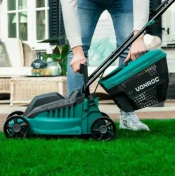 * Vonroc Tondeuse A Gazon 1300W Largeur De Coupe De 32Cm Bac De Ramassage 30L Avec Indicateur De Remplissage Hauteur De Coupe Reglable><noscript><img width=