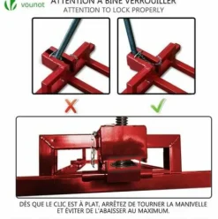 * Vounot Leve Tracteur Tondeuse Supporte 400 Kg Max><noscript><img width=