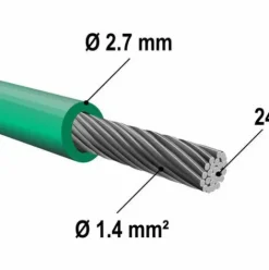 * Wiltec Cable Peripherique 150M 2,7Mm Installation Robot-Tondeuse Fil Cca Delimitation Jardin Zone Tonte><noscript><img width=