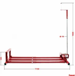 * Wiltec Cric Leve Tracteur Tondeuse Leve Tondeuse Reglable En Continu><noscript><img width=