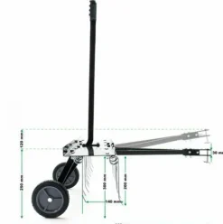 * Wiltec Scarificateur Traine Pour Tracteur Tondeuse Largeur De Travail 100Cm Roues En Caoutchouc 7><noscript><img width=