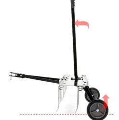 * Wiltec Scarificateur Traine Pour Tracteur Tondeuse Largeur De Travail 100Cm Roues En Caoutchouc 7><noscript><img width=