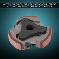 * Yd Tampon D'Embrayage De Moto Avec 3 Ressorts Pour 2 Temps 47Cc 49Cc Mini Pocket Dirt Bike Atv Scooter><noscript><img width=