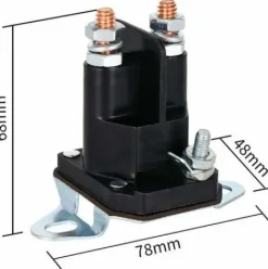 * Yeurie 3 Pole Demarreur Solenoide Interrupteur De Relais Stens Universels Pour Tondeuse A Gazon><noscript><img width=